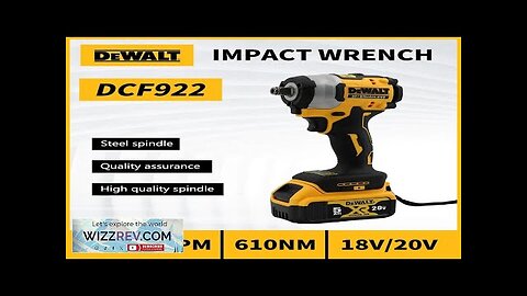 Dewalt DCF922 Rechargeable 20V Impact Wrench High Torque 205Nm 2500 PRM LED Review