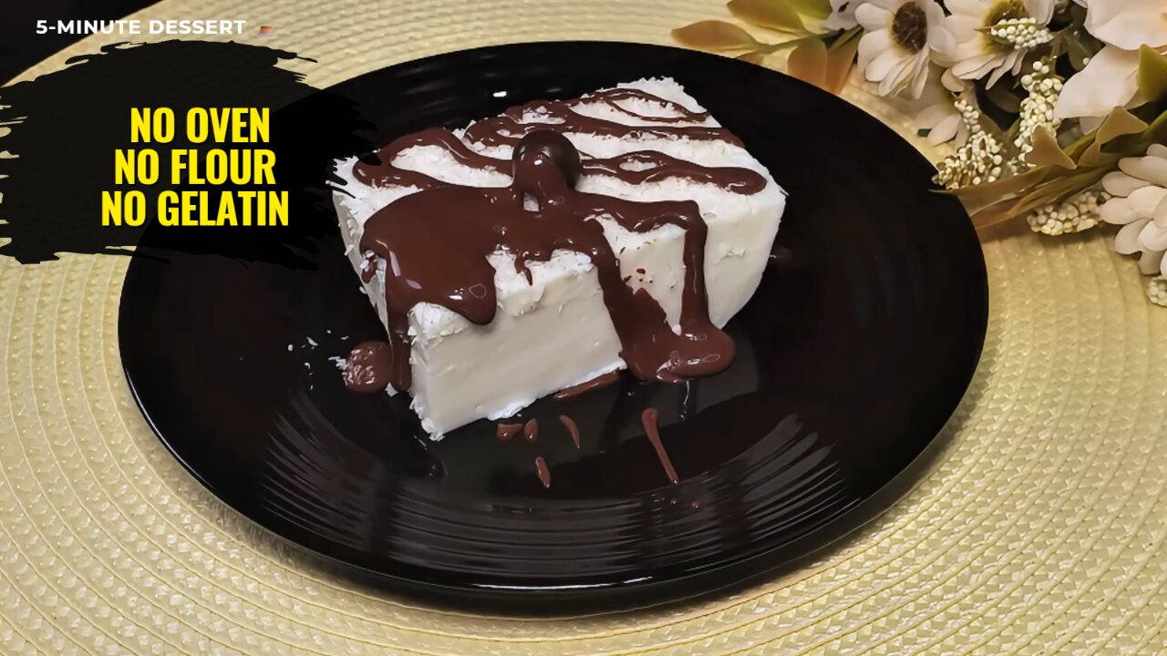 Quick Creamy Dessert 😋 | Made Only with Milk & Condensed Milk!