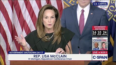Chairwoman McClain delivers Remarks on the Ongoing Government Shutdown