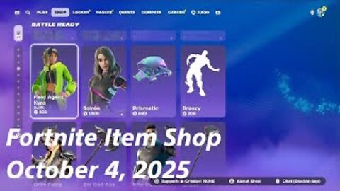 Fortnite Item Shop|October 4, 2025