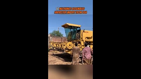 machine assemble harvester import from USA