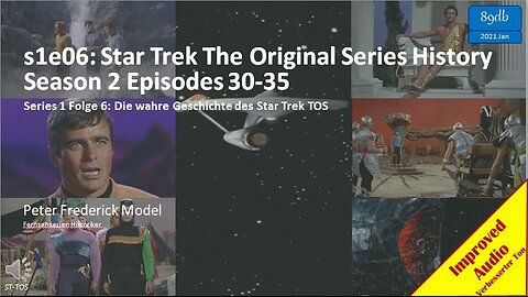 s1e06: Star Trek The Original Series History Season 2 Episodes 30-35