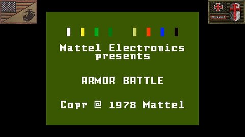 Armor Battle (Mattel Electronics Intellivision - Attract Mode) [NA Version]