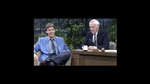 Paul McCartney, Johnny Carson jogging #paulmccartney #johnnycarson