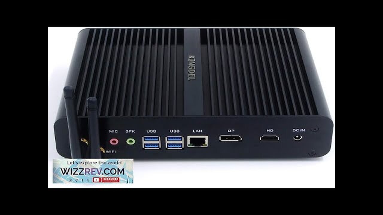 KINGDEL NC860 Fanless Mini PC Powerful Nettop Computer core i7-8550U 8th Gen. Review