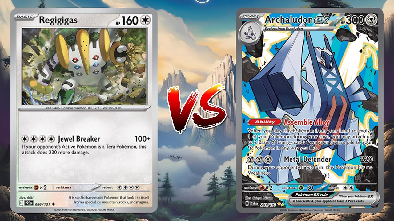 Pokemon TCG Live Regigigas Baxcalibur VS Archaludon EX Starmie!!