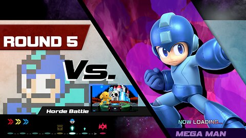 8-Bit Mega Man vs SSBU Classic Mode 9.9 Difficulty Quickie -By Miguel92398