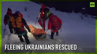 Ukrainian men fleeing draft rescued from Romanian mountains