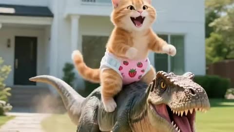 A cute kitten's cunning plan