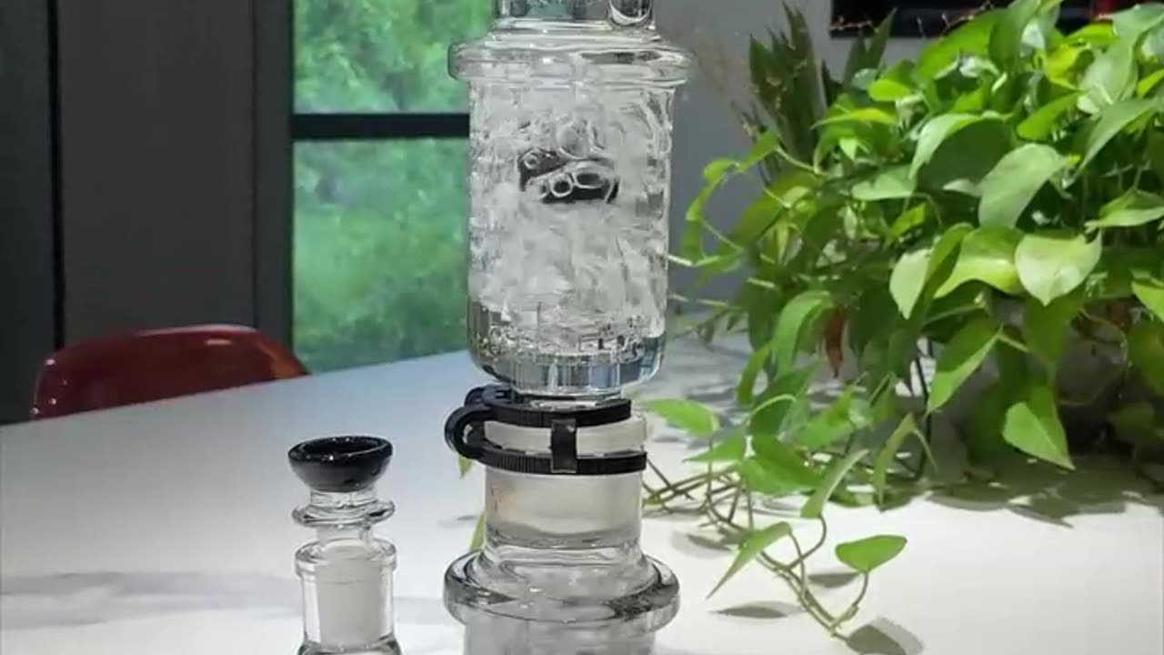 Phoenix Star Modular Double Perc Bong detachable into 3 parts 🔥 #420 #bongguy