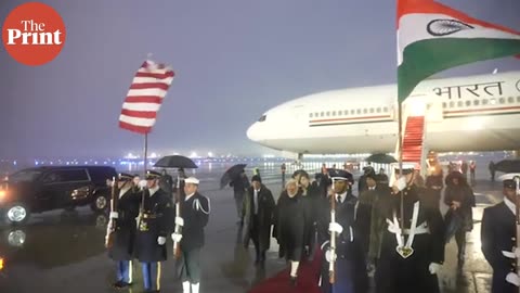 PM Modi arrives to a warm welcome in Washington, DC 