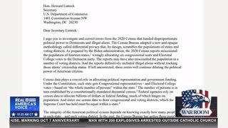 Senator Banks talks fraudulent 2020 census with Steve Bannon on War Room