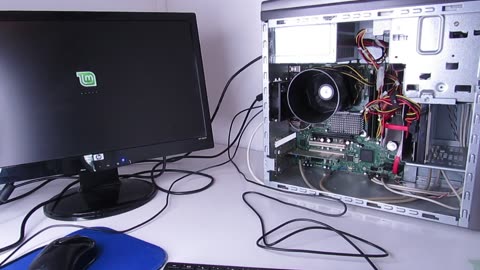 Intel MotherBoard D945GFCG1 5min demo