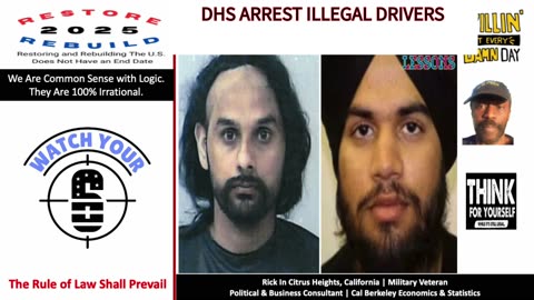 DHS Arrest Illegal Alien Drivers and Those Who Can't Speak English