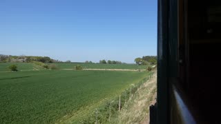 Speeding On Steam Train Between Northiam & Wittersham Road K&ESR 2022