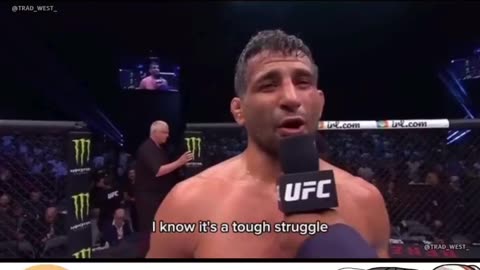 UFC's Beneil Dariush Dedicates Fight to True Freedom Through Christ for His People in Iran