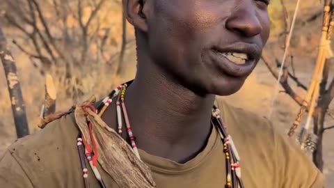 Hadzabe Tribe few can also speak English