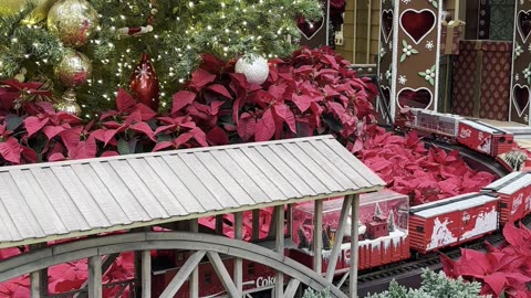 Miniature Train at the Bellagio Las Vegas | Botanical Garden