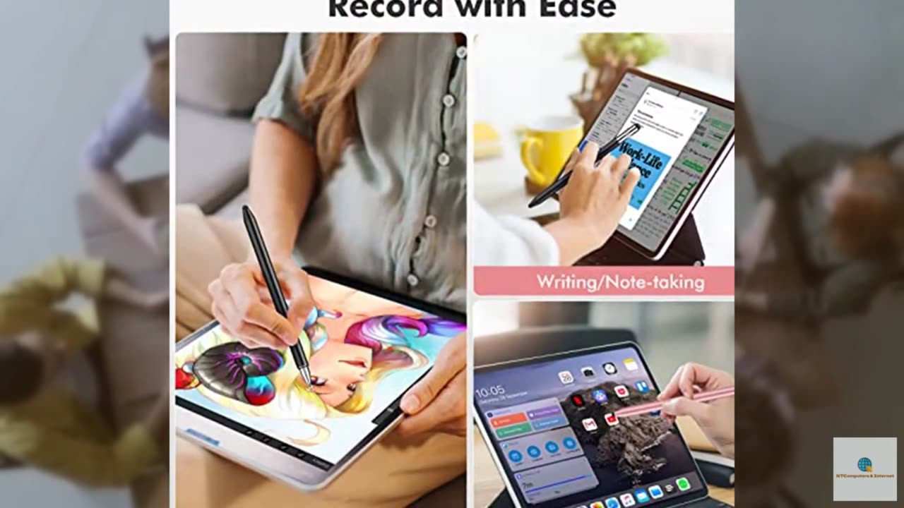 MEKO 3 in 1 Stylus Pens for Touch Screens, High Sensitivity & Precision Capaciti