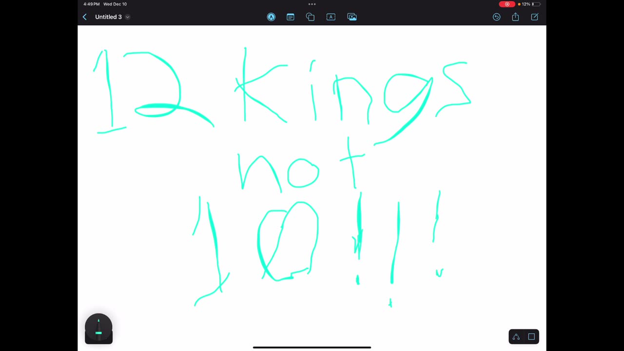 12 not 10 kings