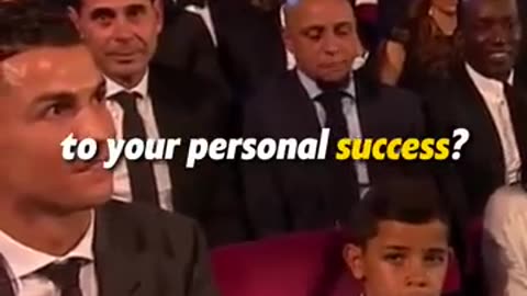 RONALDO KEY TO SUCCESS #MINDSET #RONALDO #WORKK