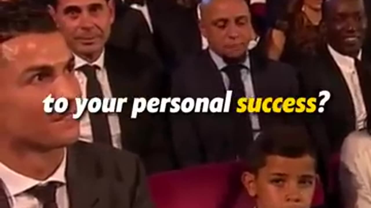 RONALDO KEY TO SUCCESS #MINDSET #RONALDO #WORKK