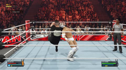 Dragon Lee VS Kevin Owens Raw S 1 E 150