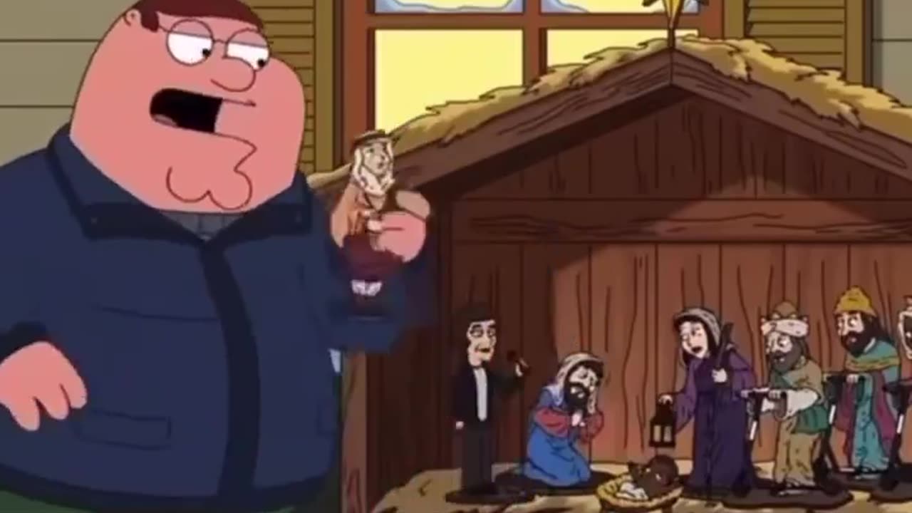 How leftists set up their Nativity scene