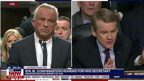 RFK Jr. hearing: Heated exchange with Democrat on "controversial" comments | LiveNOW from FOX