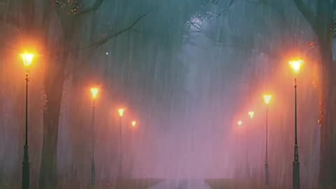 A Silent Rainy Road That Heals Your Mind Instantly 🌧️✨