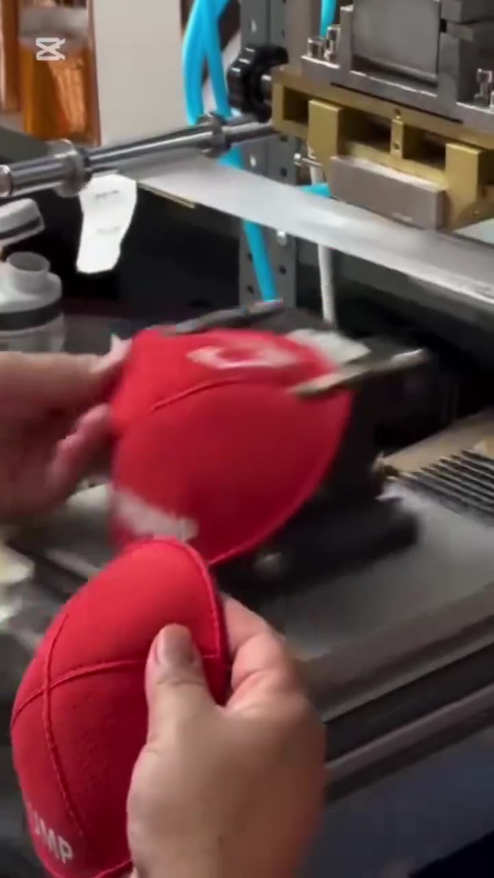 Trump's Red MAGA HATS have reached their final form!