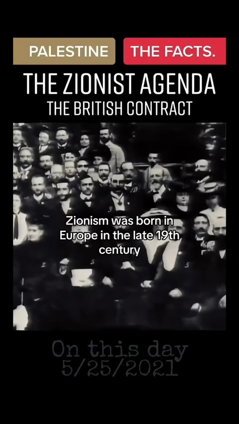 The British contract with Eastern European settlers in Palestine