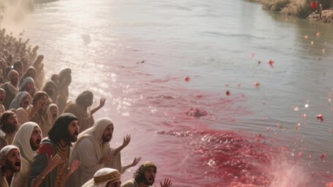 🐍 Moses and Aaron Before Pharaoh – The Beginning of the Plagues of Egypt