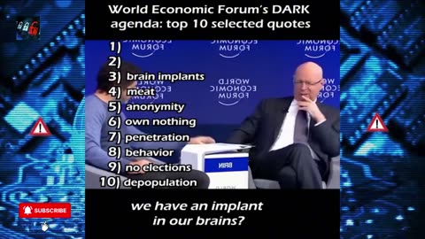 WEF's Dark Agenda - Top 10 Selected Quotes