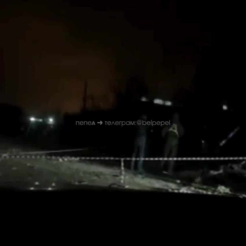 Russian aerial bomb fell near an electrical substation in Belgorod.