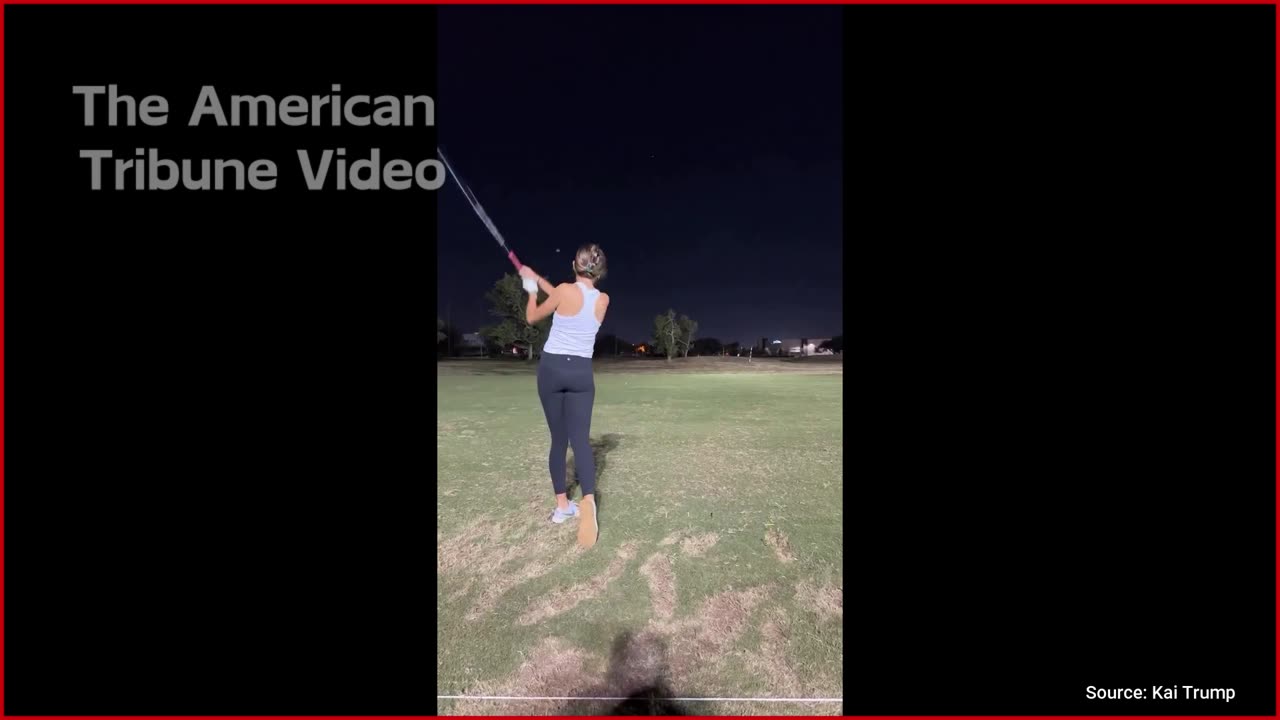 Kai Trump Makes Granddad Proud with By Showing Off Impressive Golf Swing with Driver Video [WATCH]