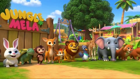 "Jungle Mela Rhyme | Animal Dance and Fun for Children"