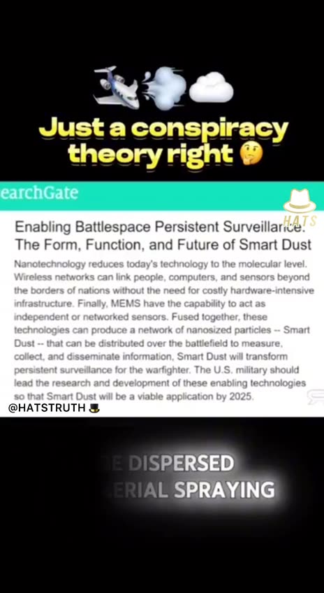 Chem trails and weather modifications...