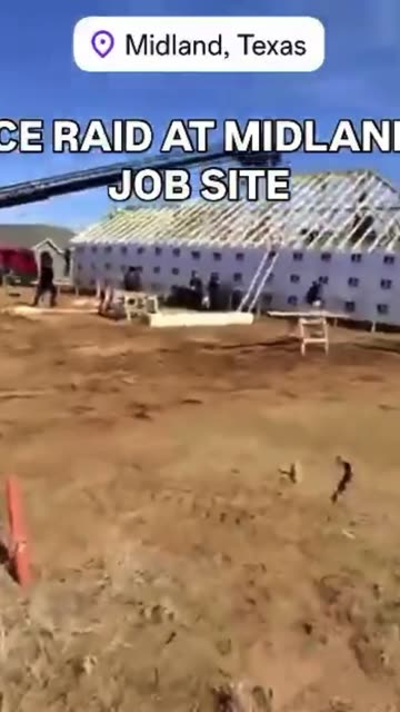 Agents tackle fleeing illegals at Midland, Texas construction site