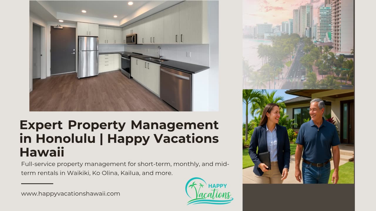 Expert Property Management in Honolulu | Happy Vacations Hawaii