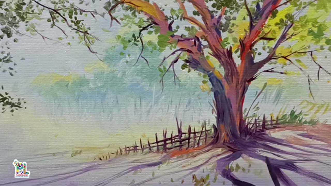 How to paint Easy Scenery Art