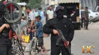 Hamas deploys armed fighters and police across parts of Gaza