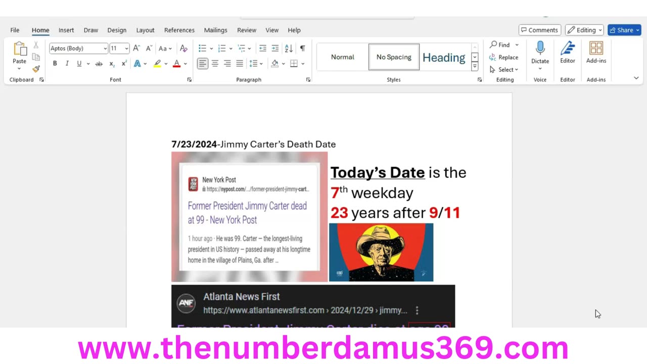 Jimmy Carter died on 7/23/2024