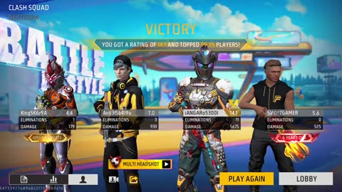 Free fire 🔥 max amazing headshot kills 😎