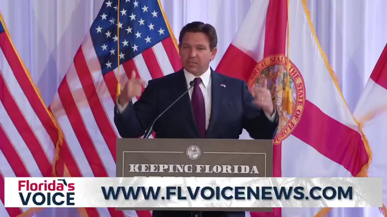 Ron DeSantis discusses the possibility of Ending Property Taxes