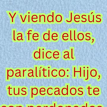 💙 « Jésus pardonne et guérit » Marcos 2:5.#shortvideo #shorts #youtubeshorts #youtube #ytshorts #yt