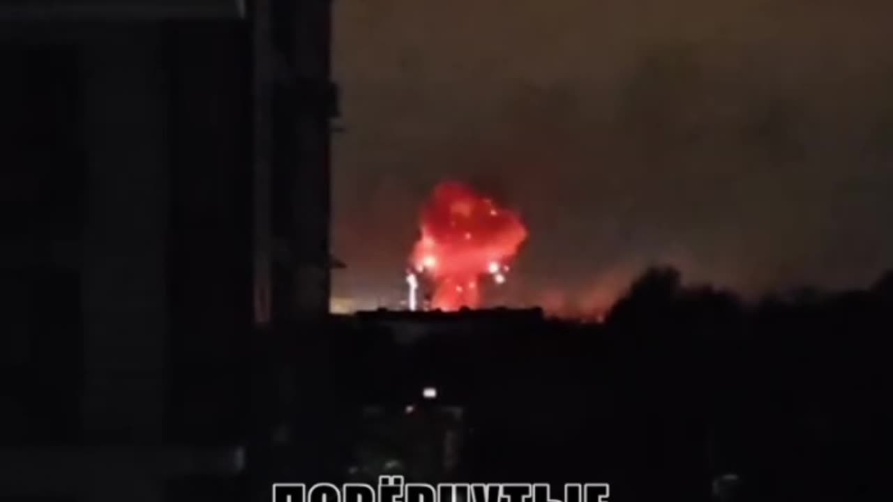 The arrival of the Geranium-2 drone at an energy infrastructure facility in Odessa