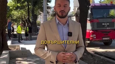 Ремонтът на тротоара на ул. „Хайдут Сидер” е във финален етап.