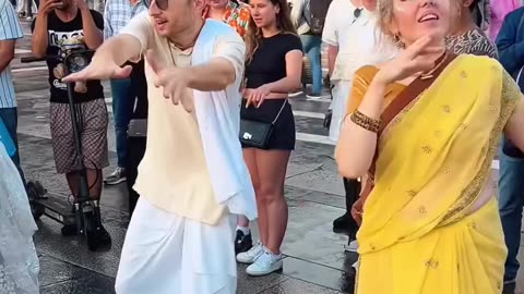Harinam Sankirtan in Milan, Italy November 2024
