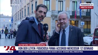 🔴 Claudio Borghi: riserve auree, pensioni, accordo mercosur, famiglia nel bosco (Roma, 19.12.2025)